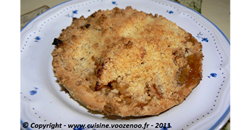 Tartelettes crumbles aux pommes et cannelle