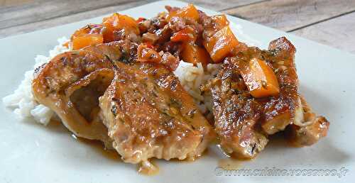 Tendrons de veau sautés aux carottes