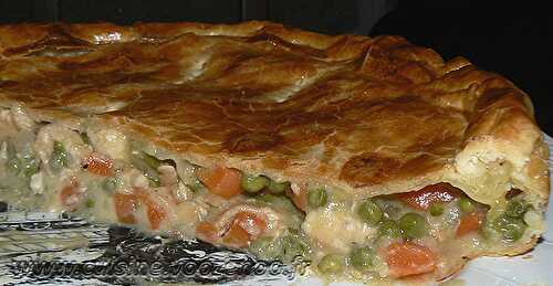 Tourte au poulet ultra crémeuse