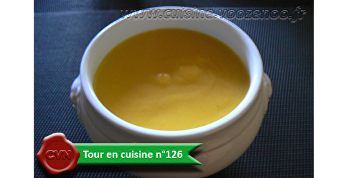 Velouté courgettes et carottes