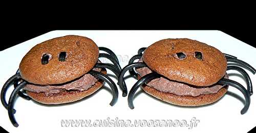 Whoopies « Araignées » au chocolat