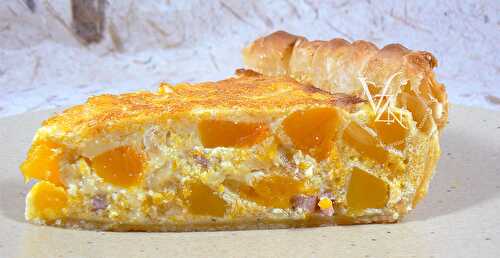 Quiche épaisse à la butternut et lardons