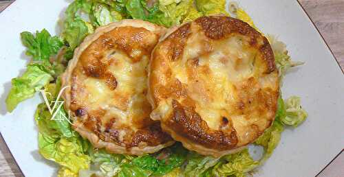 Mini-quiches aux lardons et raclette