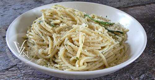 Spaghetti à l’ail et huile d’olive