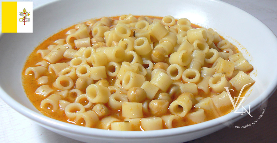 Pasta e ceci alla romana