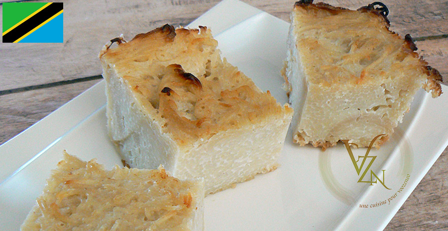 Gâteau de vermicelles au lait de coco