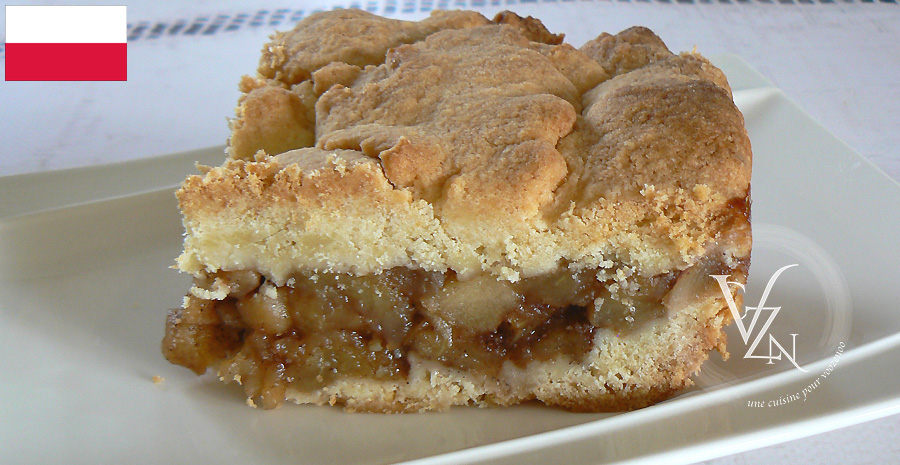 Szarlotka, gâteau polonais aux pommes