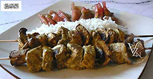 Brochettes de poulet épicée