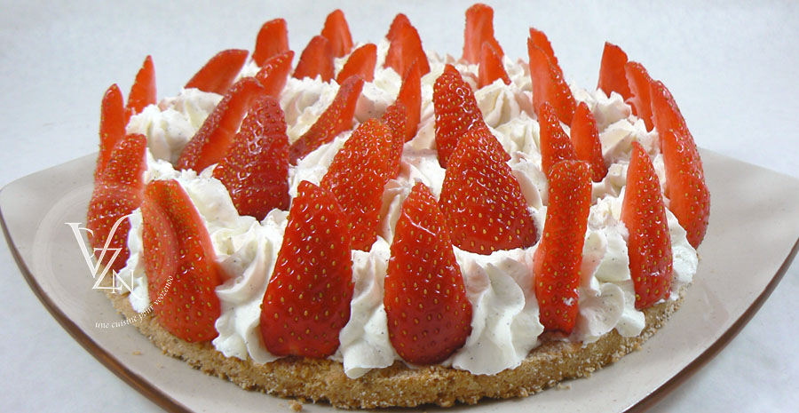 Maxi sablé citron façon tarte aux fraises