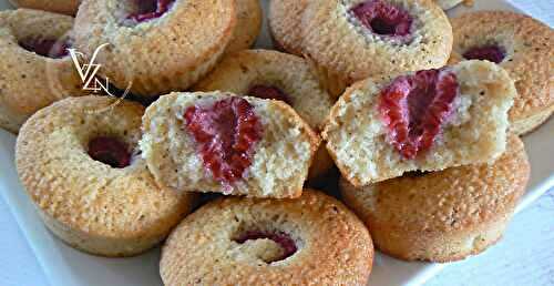 Financiers aux framboises
