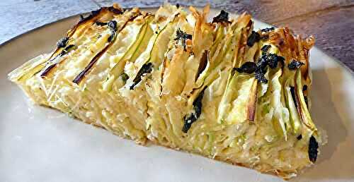 Crinkle aux courgettes façon grecque