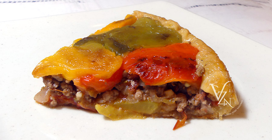 Tatin aux trois poivrons