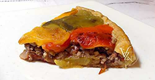 Tatin aux trois poivrons