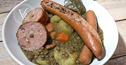 Saucisses lentilles de « Mémé »