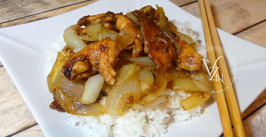Poulet aux oignons – Chine