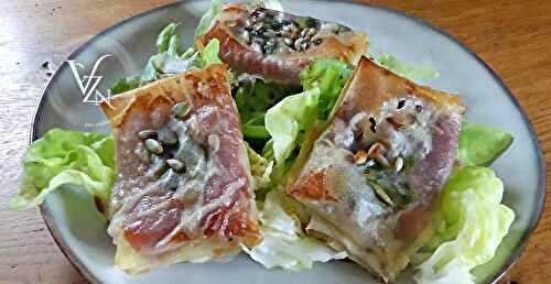 Croustillants au jambon cru et mozzarella
