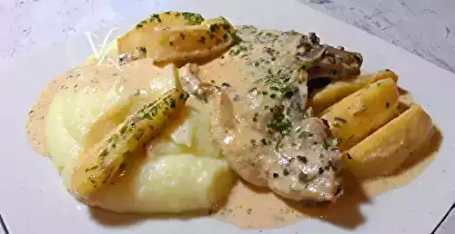 Côtes de porc aux pommes