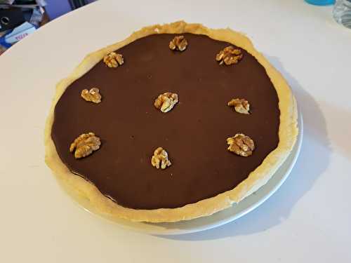 Tarte au chocolat amer