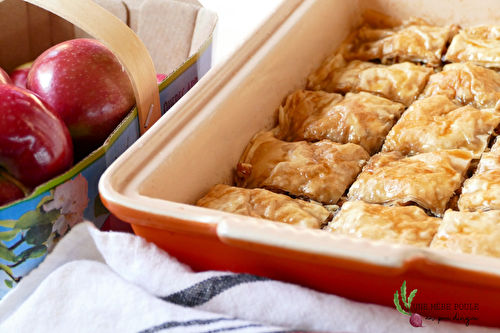 Baklavas aux pommes et au sirop d’érable