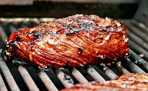 Bavette marinée à la fumée 