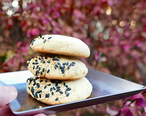 Biscuits au tahini, miel et lime