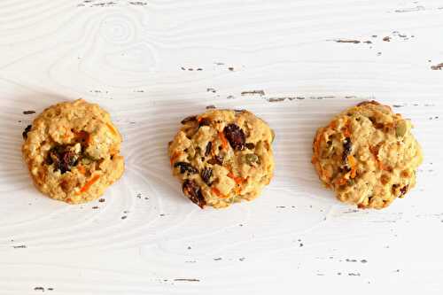 Biscuits aux carottes et aux flocons d’avoine