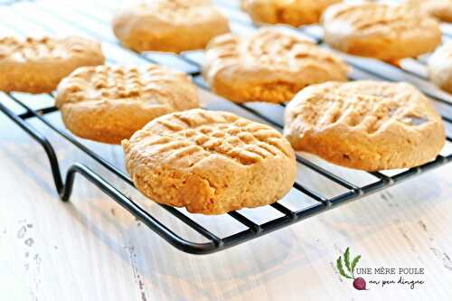 Biscuits végétaliens sans gluten au beurre d’arachide