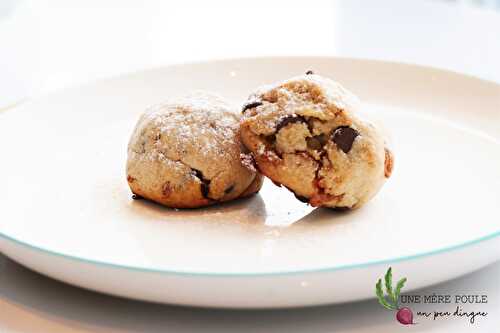 Boules gourmandes au beurre de pacanes, pépites de chocolat, Skor et mini Rolo