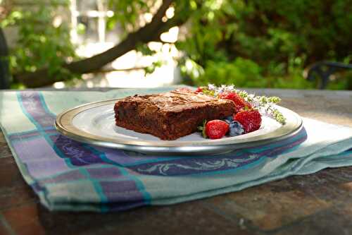 Brownies à l’huile d’olive