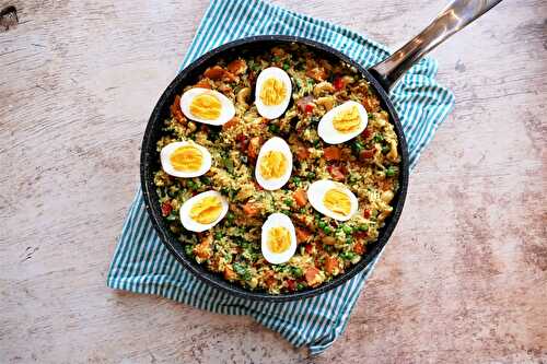 Cari de quinoa et de riz avec cocos