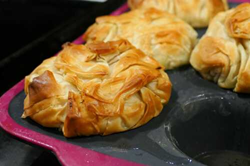 Effiloché de jambon au Migneron de Charlevoix en phyllo