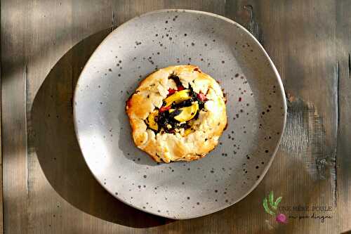 Galettes rustiques au chou frisé