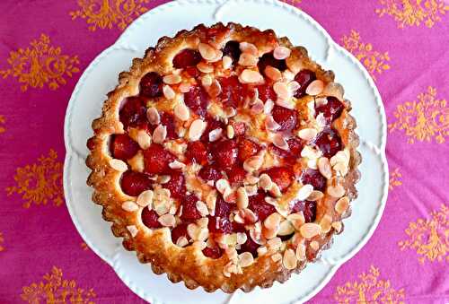 Gâteau amandine aux fraises