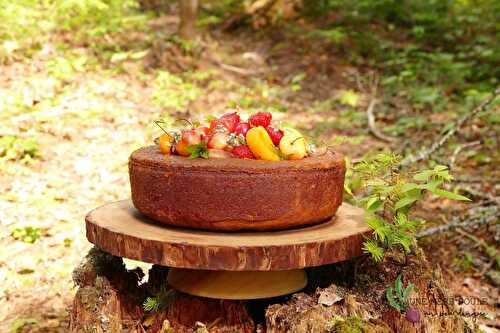 Gâteau au beurre de pistaches, à l’orange et à la cardamome