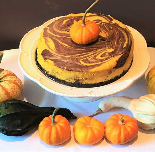 Gâteau au fromage chocolat et patate douce