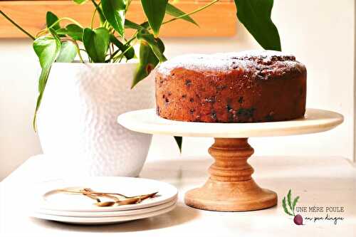 Gâteau aux bleuets sauvages, à la pâte d’amandes et au mélilot