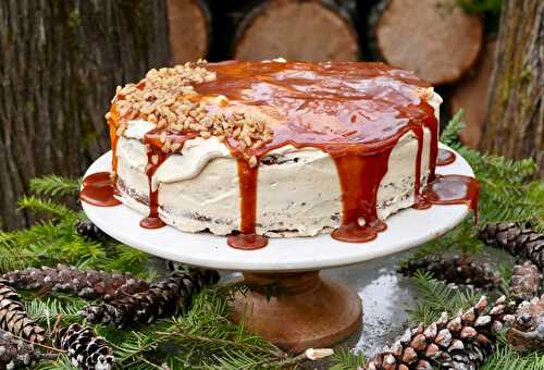   Gâteau aux carottes et au caramel à la fleur de sel