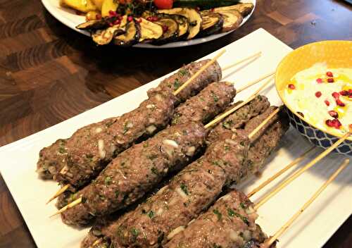 Keftas de boeuf sur le grill