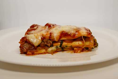 Lasagne à la saucisse italienne et au friulano