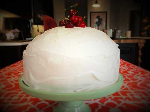 Le colossal ou gâteau célébration vanille et citron