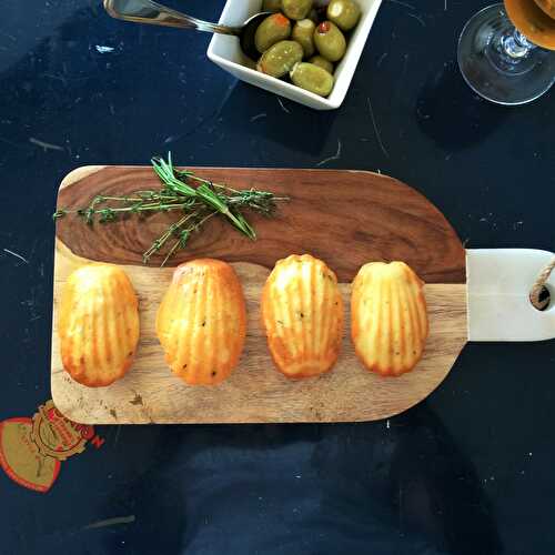 Madeleines salées au fromage Boursin