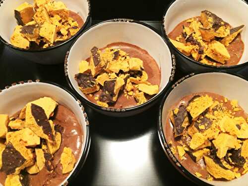 Mousse au chocolat à la « Crunchie »