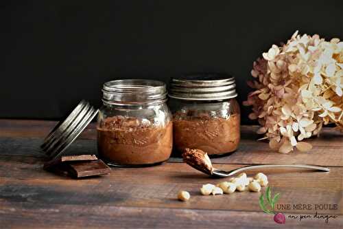 Mousse au chocolat noir et au beurre d’arachides