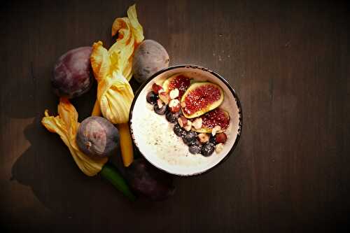 Mousse au miel et au chia moulu