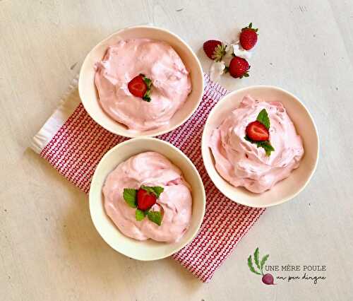 Mousse aux fraises de grand-maman Arsélia