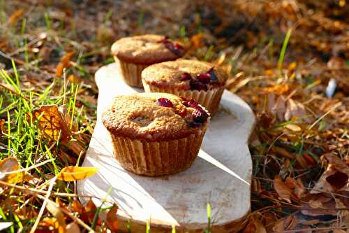 Muffins à la crème de blé et aux fruits séchés