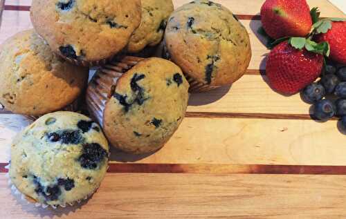 Muffins aux bleuets (myrtilles)