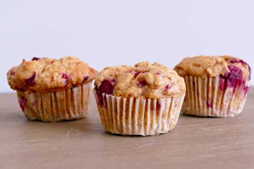 Muffins aux figues et framboises