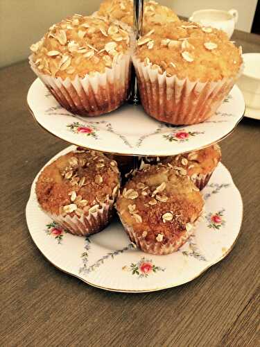 Muffins miel, poire et yogourt