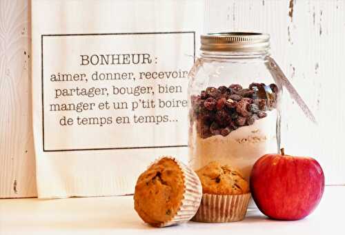 Muffins réduits en sucre en pot pour donner un peu d’amour